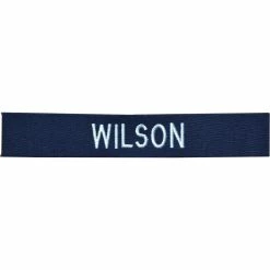 Hot Sale ⭐ Sayre Embroidered Coast Guard Ripstop Blue Nametape ⌛