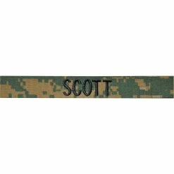 Cheapest 🔔 Sayre Embroidered USMC Woodland MARPAT Nametape 🥰