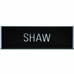 Deals 🤩 Sayre Army Rough Black Plastic Engraved Nametag 🌟