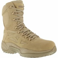 Best reviews of 😍 Reebok Men's RB8894 Rapid Response IMP Side Zip Comp Toe Desert Military 🥾 Boots Tan 😉